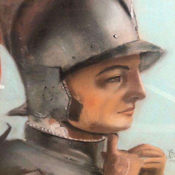 Original Framed Art By Lori Pastel "Soldier" - Picture 5 of 5